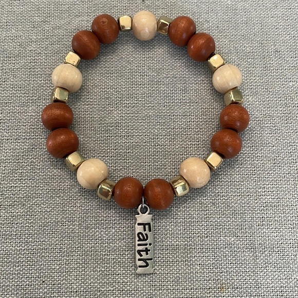 Faith Stretch Bracelet - Picture 2 of 2